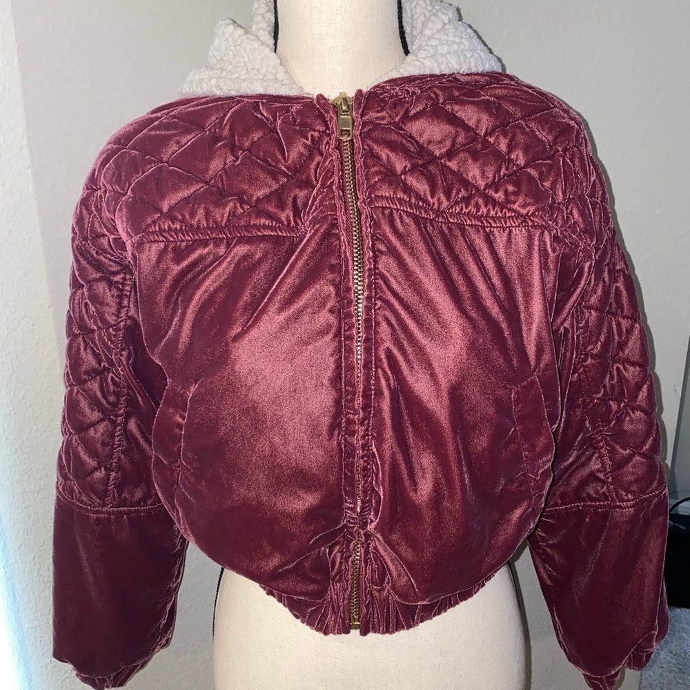 Forever 21 Cropped Bomber Jacket!